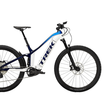 Elektrobicykel Trek Powerfly FS 7 Crystal White/Alpine-Dark Blue Fade 2022