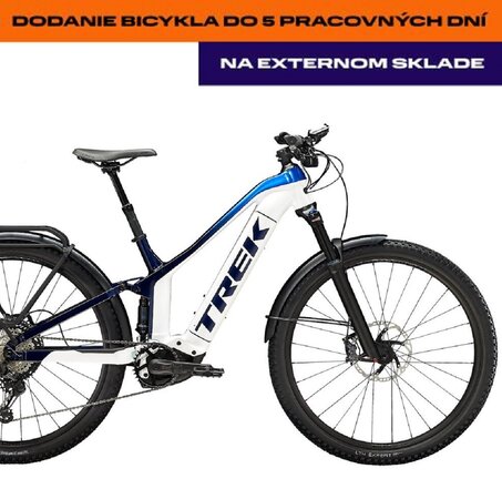 Elektrobicykel Trek Powerfly FS 9 Equipped Crystal White/Alpine-Dark Blue Fade 2022