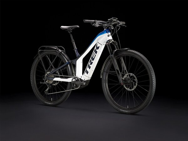 Elektrobicykel Trek Powerfly FS 9 Equipped Crystal White/Alpine-Dark Blue Fade 2022