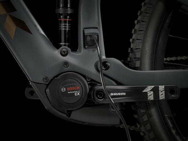 Elektrobicykel Trek Rail 9.8 GX Solid Charcoal to Root Beer Ano Decal 2021