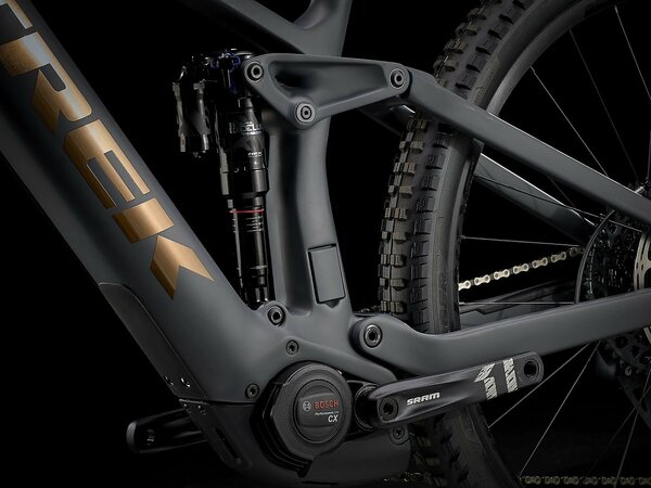 Elektrobicykel Trek Rail 9.8 GX Solid Charcoal to Root Beer Ano Decal 2021