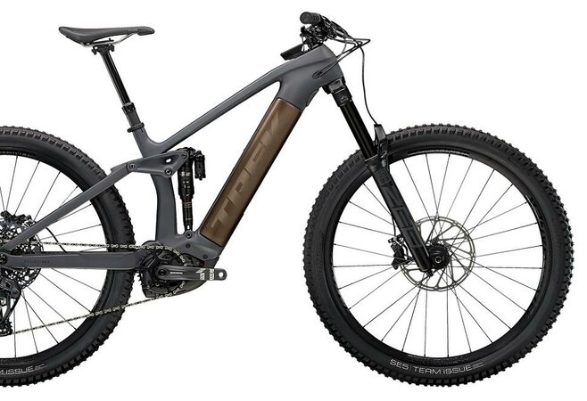 Elektrobicykel Trek Rail 9.8 GX Solid Charcoal to Root Beer Ano Decal 2021