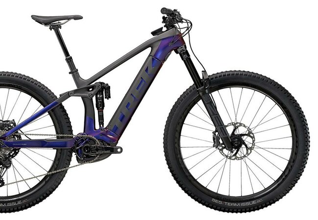 Elektrobicykel Trek Rail 9.9 XTR Gloss Purple Phaze/Matte Raw Carbon 2021