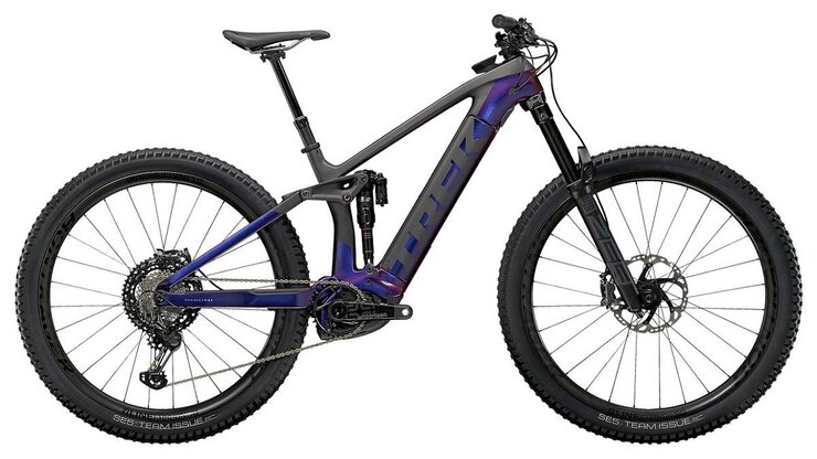 Elektrobicykel Trek Rail 9.9 XTR Gloss Purple Phaze/Matte Raw Carbon 2021