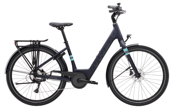Elektrobicykel Trek Verve+ 1 Lowstep Matte Deep Dark Blue 2026