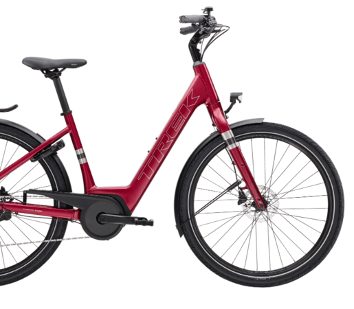 Elektrobicykel Trek Verve+ 1 Lowstep Matte Rage Red 2026