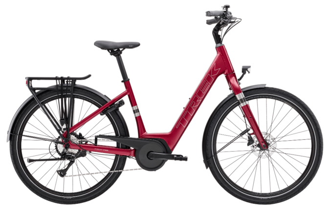Elektrobicykel Trek Verve+ 1 Lowstep Matte Rage Red 2026