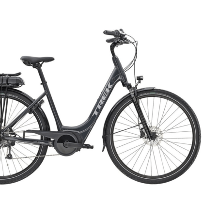 Elektrobicykel Trek Verve+ 1 Lowstep 300Wh Solid Charcoal 2023