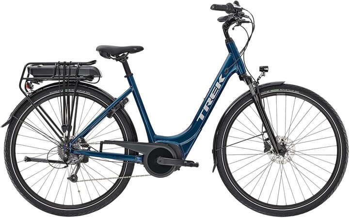 Elektrobicykel Trek Verve+ 1 Lowstep 400Wh Dark Aquatic 2023