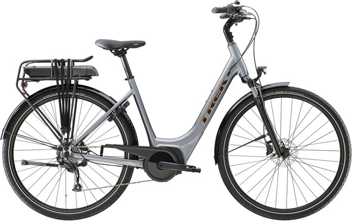 Elektrobicykel Trek Verve+ 1 Lowstep 500Wh Galactic Grey 2023