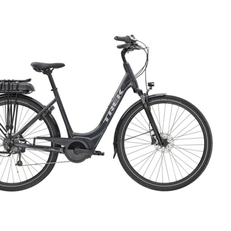 Elektrobicykel Trek Verve+ 1 Lowstep 500Wh Solid Charcoal 2023