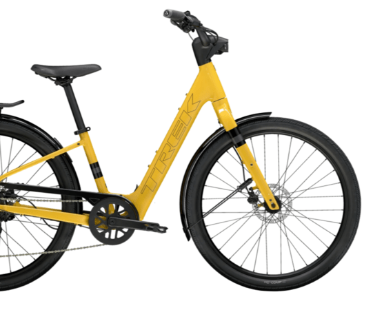 Elektrobicykel Trek Verve+ 1 LT Lowstep Baja Yellow 2025
