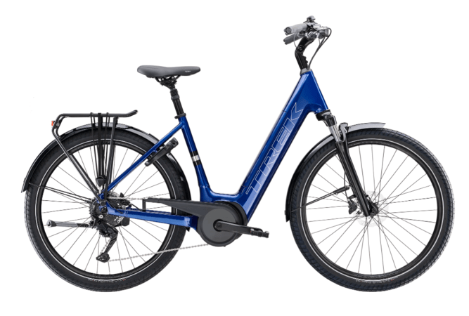 Elektrobicykel Trek Verve+ 3 Lowstep Gen 3 Hex Blue 400Wh 2026