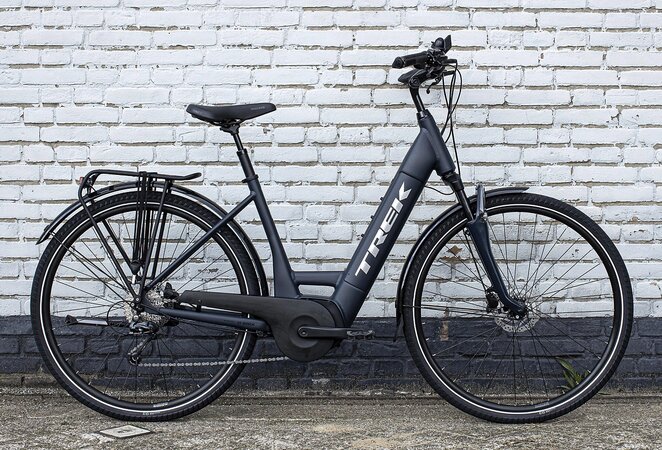 Elektrobicykel Trek Verve+ 4 Lowstep Matte Nautical Navy 2021