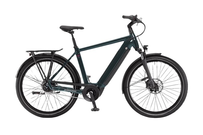 Elektrobicykel Winora Sinus N8f Herren Gent Petrol