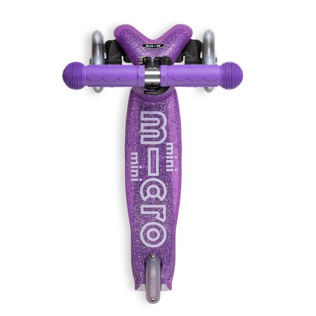 Kolobežka Micro MINI Deluxe Glitter LED Purple
