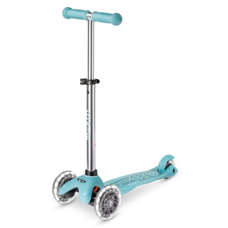 Kolobežka Micro MINI Deluxe Glow LED Plus Aqua