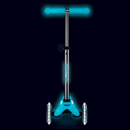 Kolobežka Micro MINI Deluxe Glow LED Plus Aqua