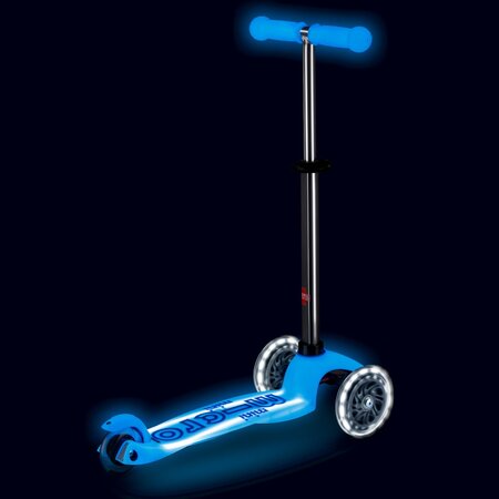 Kolobežka Micro MINI Deluxe Glow LED Plus Blue