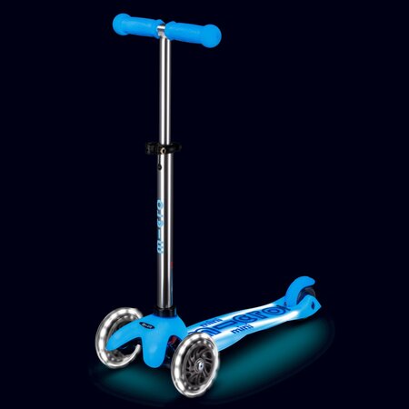 Kolobežka Micro MINI Deluxe Glow LED Plus Blue