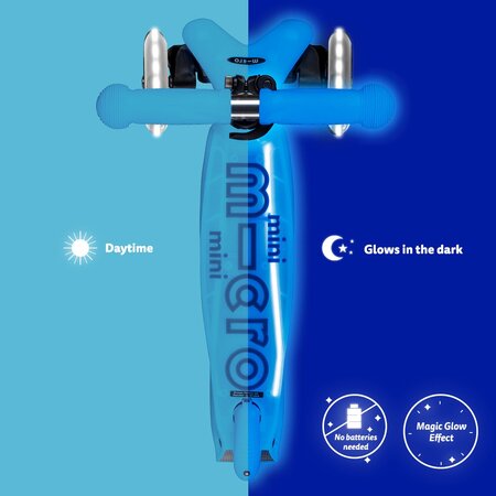 Kolobežka Micro MINI Deluxe Glow LED Plus Blue