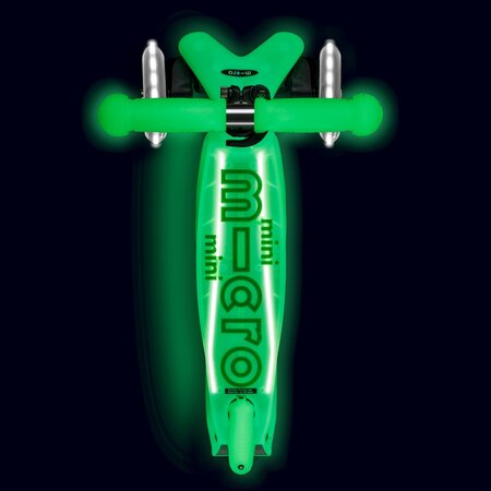 Kolobežka Micro MINI Deluxe Glow LED Plus Lime