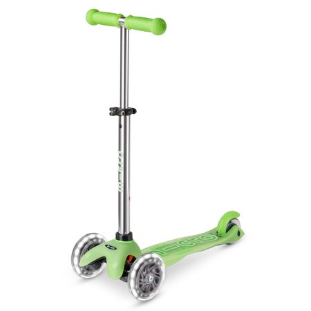 Kolobežka Micro MINI Deluxe Glow LED Plus Lime