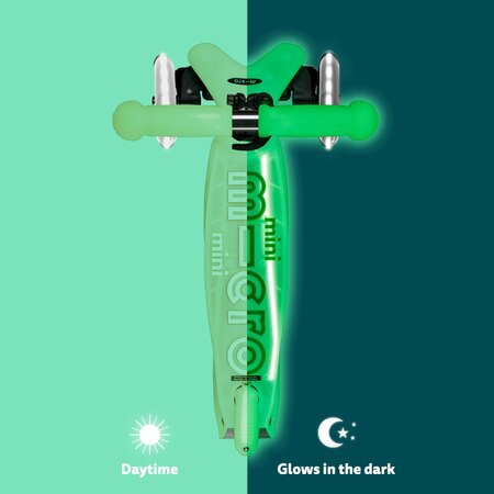 Kolobežka Micro MINI Deluxe Glow LED Plus Lime
