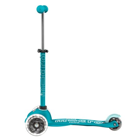 Kolobežka Micro MINI Deluxe LED Aqua