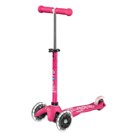 Kolobežka Micro MINI Deluxe LED Pink