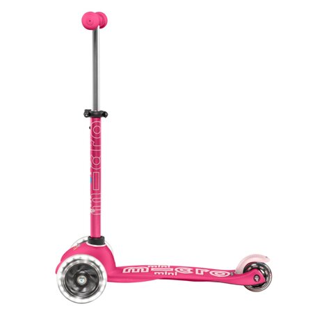 Kolobežka Micro MINI Deluxe LED Pink