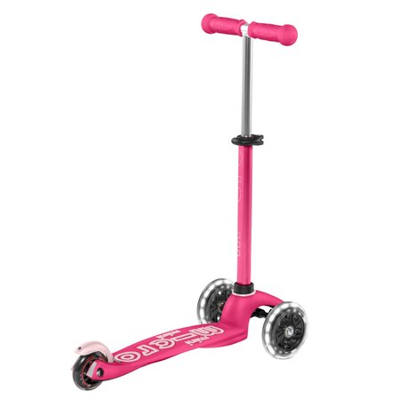 Kolobežka Micro MINI Deluxe LED Pink