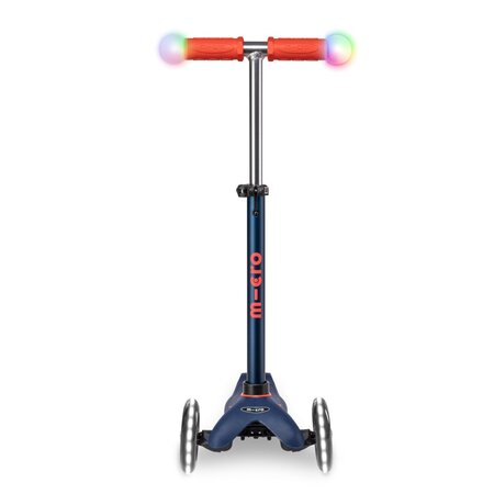 Kolobežka Micro MINI Deluxe Magic LED Navy Blue