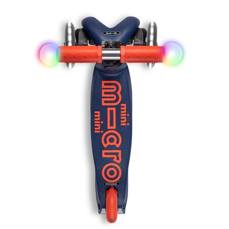 Kolobežka Micro MINI Deluxe Magic LED Navy Blue
