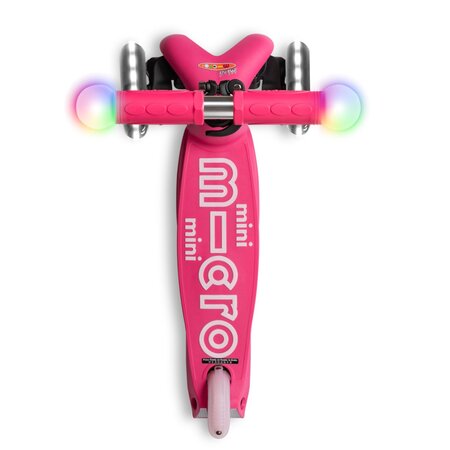 Kolobežka Micro MINI Deluxe Magic LED Pink