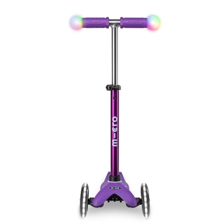 Kolobežka Micro MINI Deluxe Magic LED Purple
