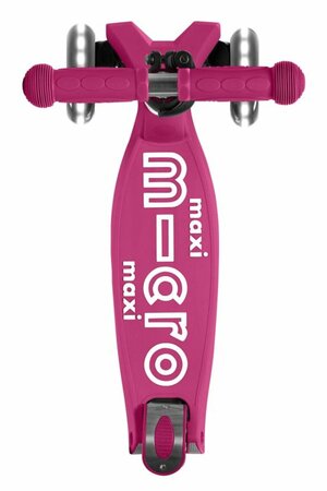 Kolobežka Micro MAXI Deluxe skladacia Berry Red LED