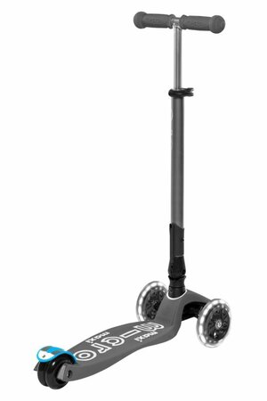 Kolobežka Micro MAXI Deluxe skladacie Volcano Grey LED