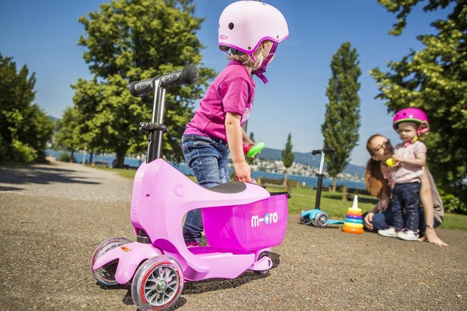 Kolobežka Micro Mini2go Deluxe Plus Pink