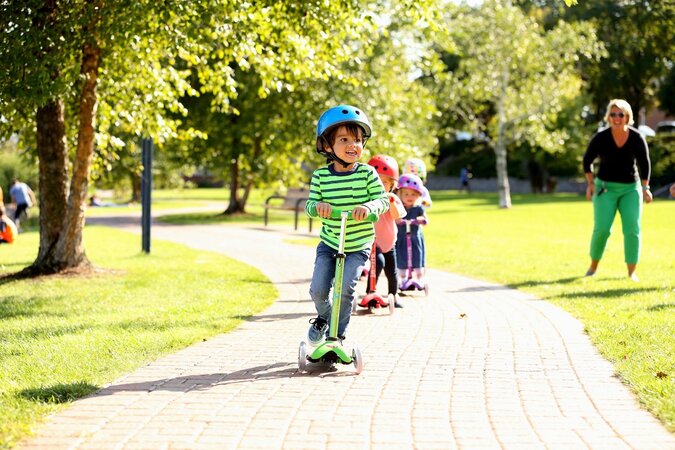 Kolobežka Micro MINI Deluxe 3v1 Green