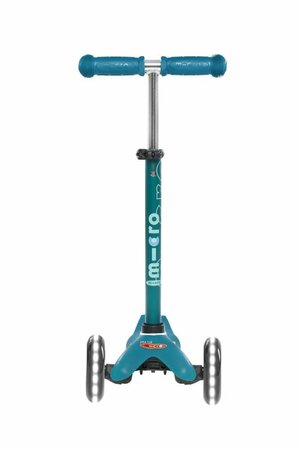 Kolobežka Micro MINI Deluxe Aqua LED