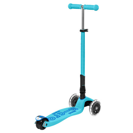 Kolobežka Micro MAXI Deluxe skladacia Bright Blue LED