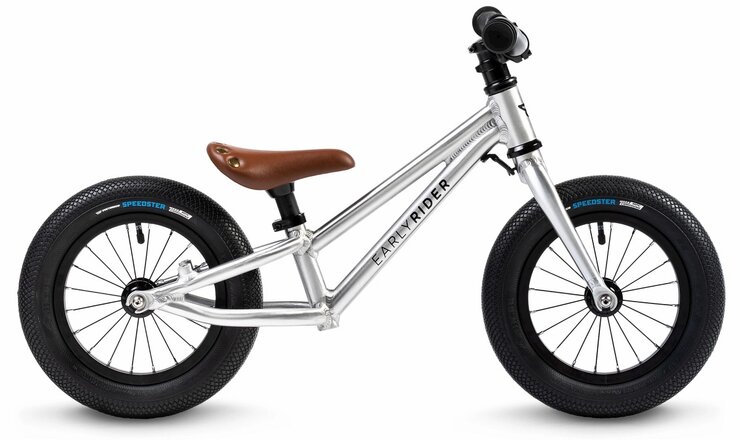 Odrážadlo Early Rider Charger 12 Brushed Aluminium