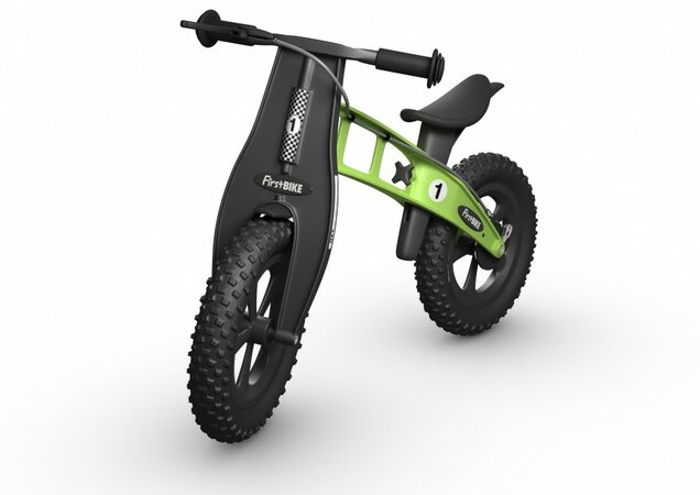 Odrážadlo FirstBIKE Fat Edition Green