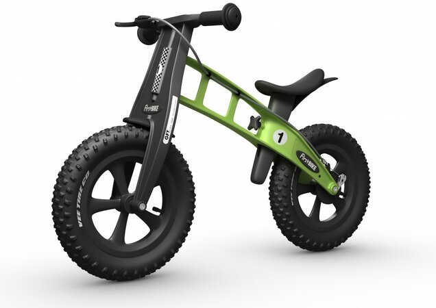 Odrážadlo FirstBIKE Fat Edition Green