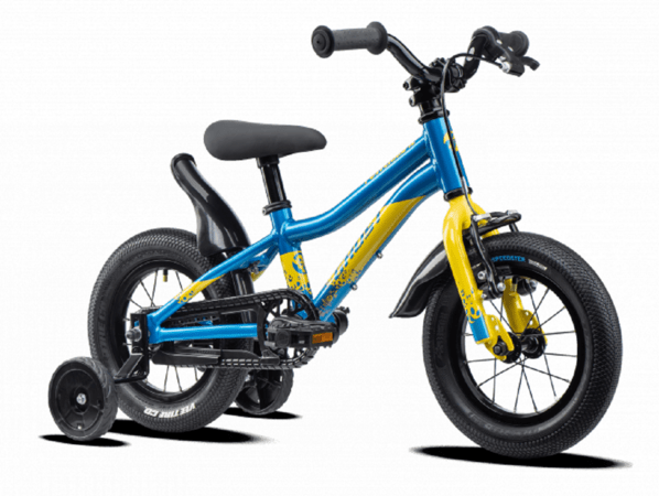 Bicykel Ghost Powerkid 12 E Metallic Blue/Metallic Yellow Gloss 2023
