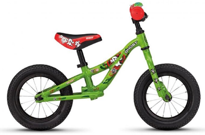 Odrážadlo Ghost Powerkiddy 12 Green E 2021