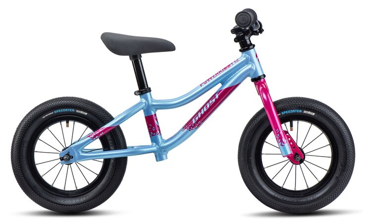 Odrážadlo Ghost Powerkiddy 12 Baby Blue/Magenta Gloss E 2022