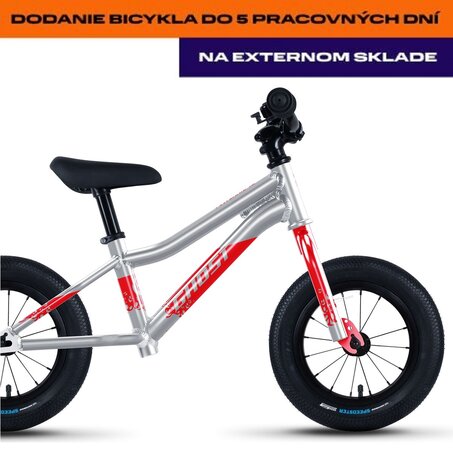 Odrážadlo Ghost Powerkiddy 12 Rainbow Silver/Red Gloss E 2022