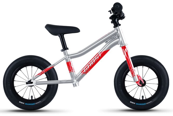 Odrážadlo Ghost Powerkiddy 12 Rainbow Silver/Red Gloss E 2022